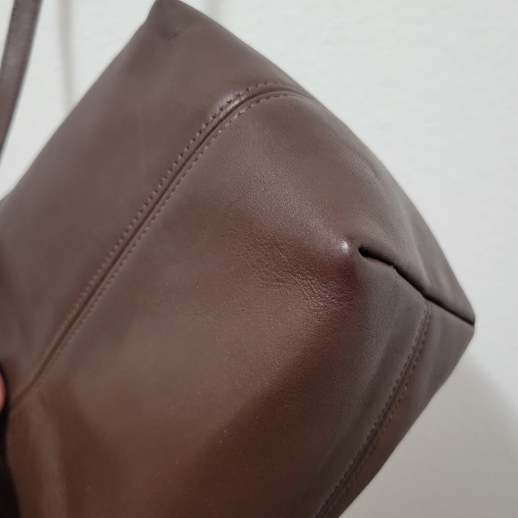 Coach MacDougal Leather Zip Vintage Crossbody Bag - Picture 10 of 12